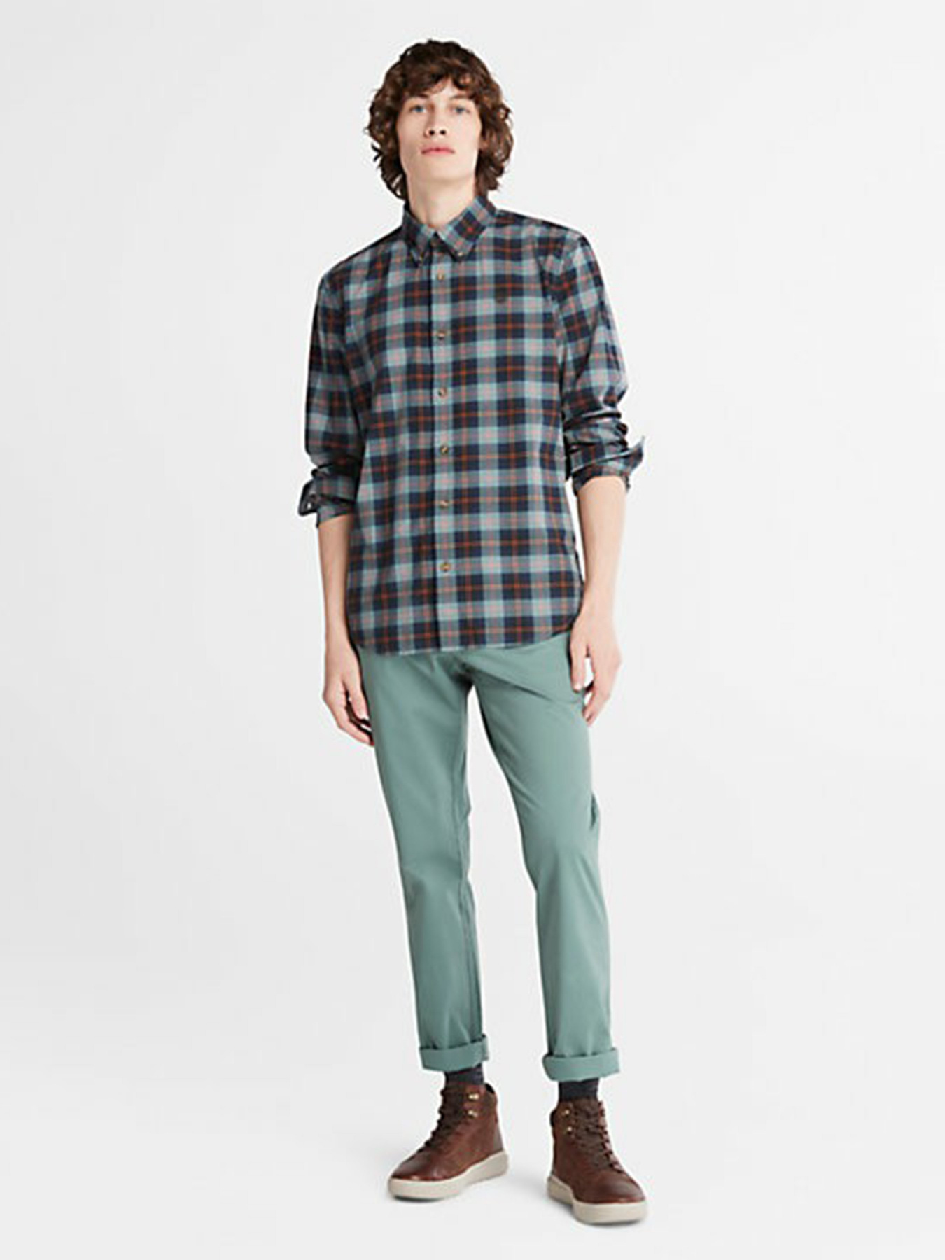 Рубашки Timberland Eastham River Stretch модель TB0A2D73CY9 Фото