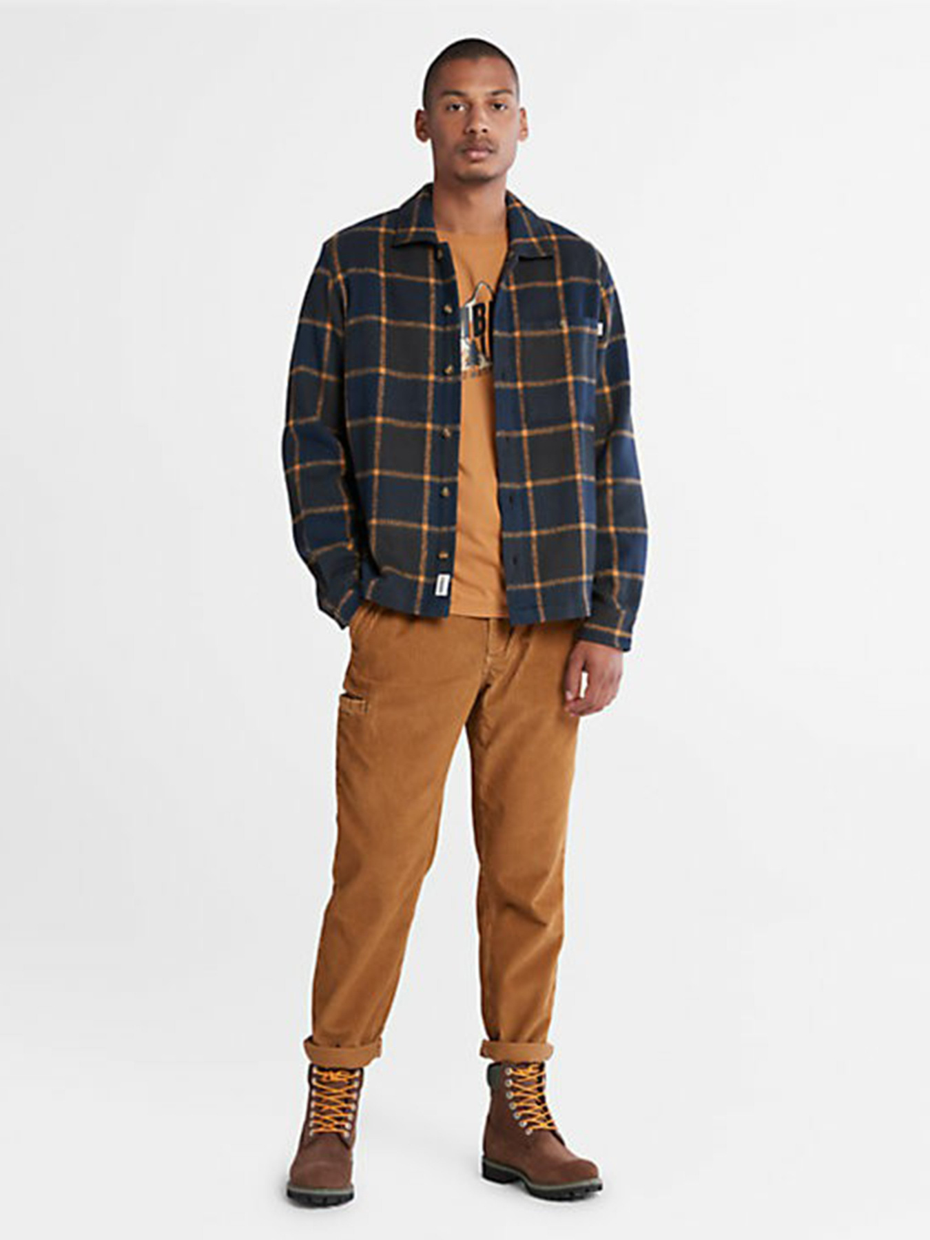 Рубашки Timberland Plaid модель TB0A5YENB23 Фото