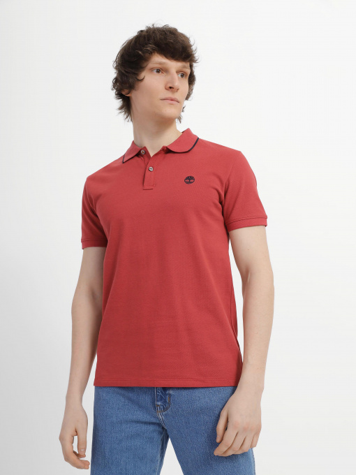 Футболки і поло Timberland SS Millers River Collar Neck Print модель TB0A26NFDH9 Фото