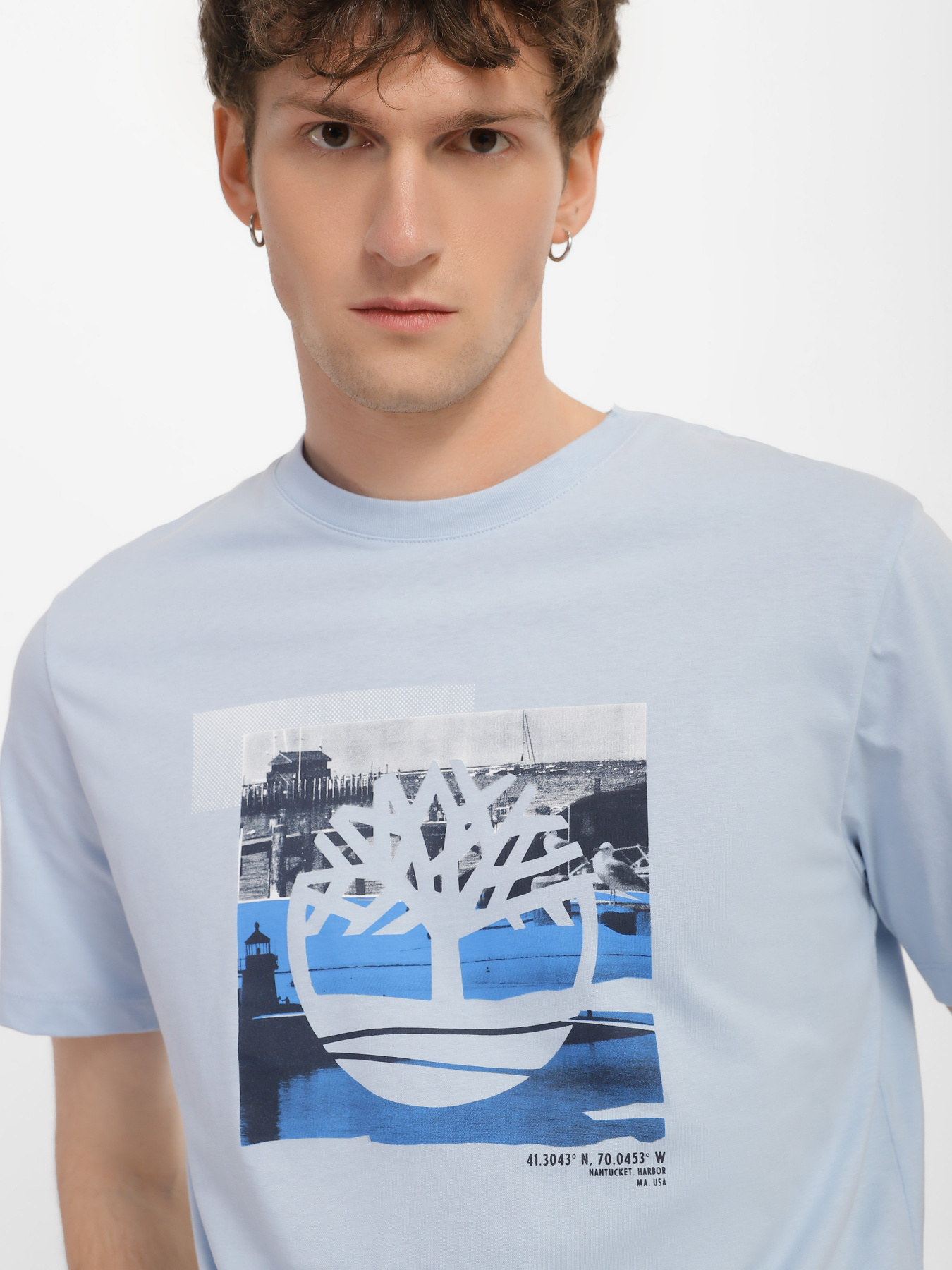 Футболки і поло Timberland SS Coast Inspired Logo Graphic модель TB0A65WH940 Фото
