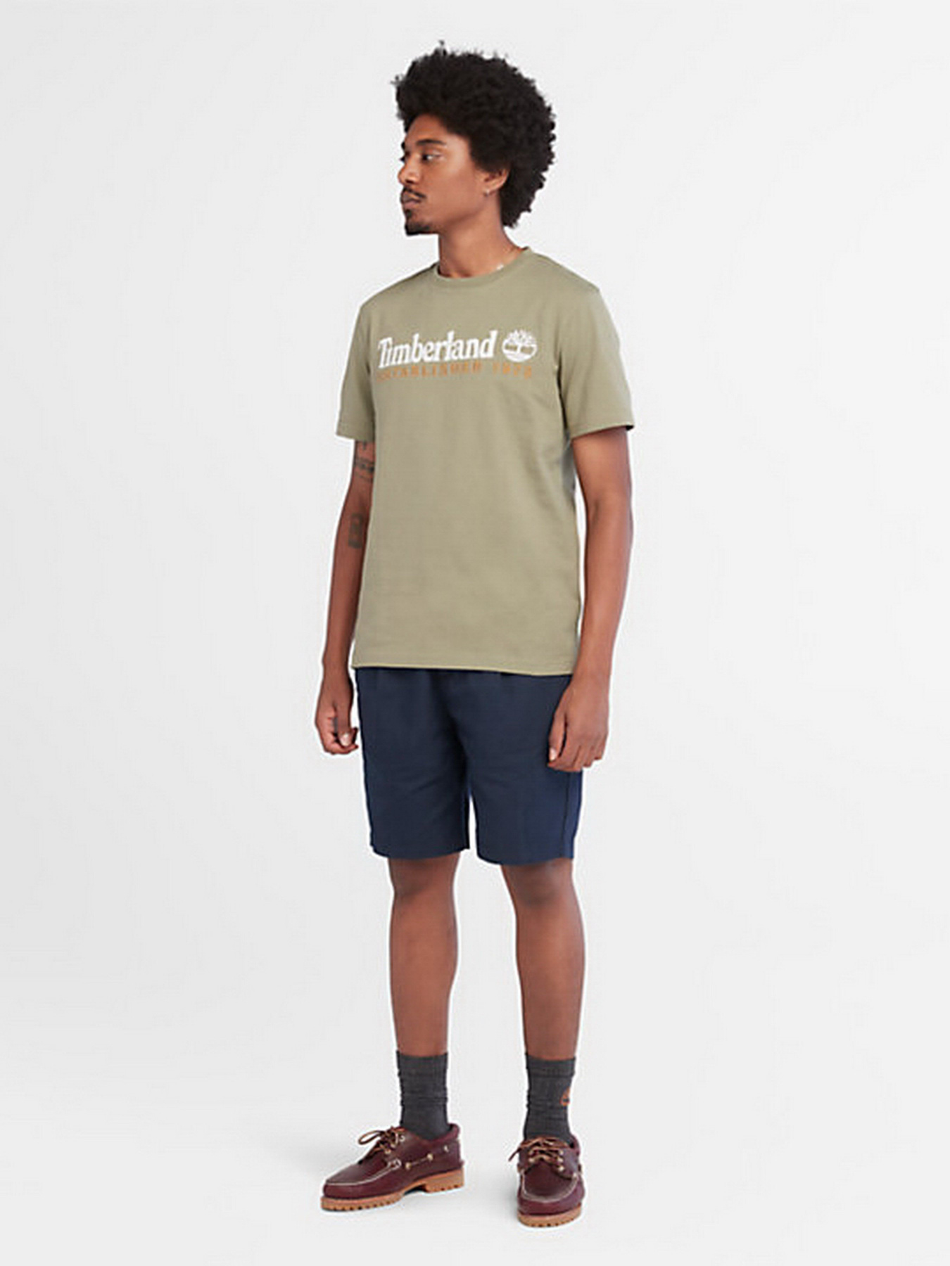 Футболки і поло Timberland Outdoor Est.1973 Linear Logo модель TB0A2CMA590 Футболки і поло Timberland Outdoor Est.1973 Linear Logo модель TB0A2CMA590 Фото