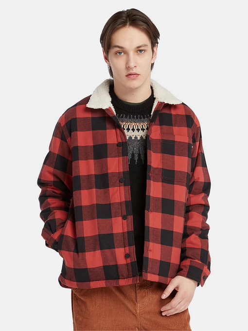 Куртки та дублянки Timberland Buffalo Plaid High Pile Fleece-lined модель TB0A6FWNDW8 Фото