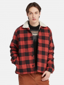 Куртки та дублянки Timberland Buffalo Plaid High Pile Fleece-lined модель TB0A6FWNDW8 Фото
