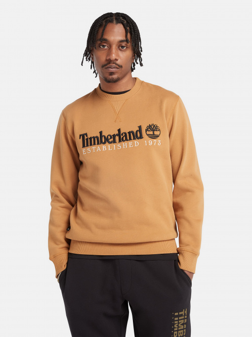 Худі та світшоти Timberland Est. 1973 Logo Crew модель TB0A65DDP47 Фото