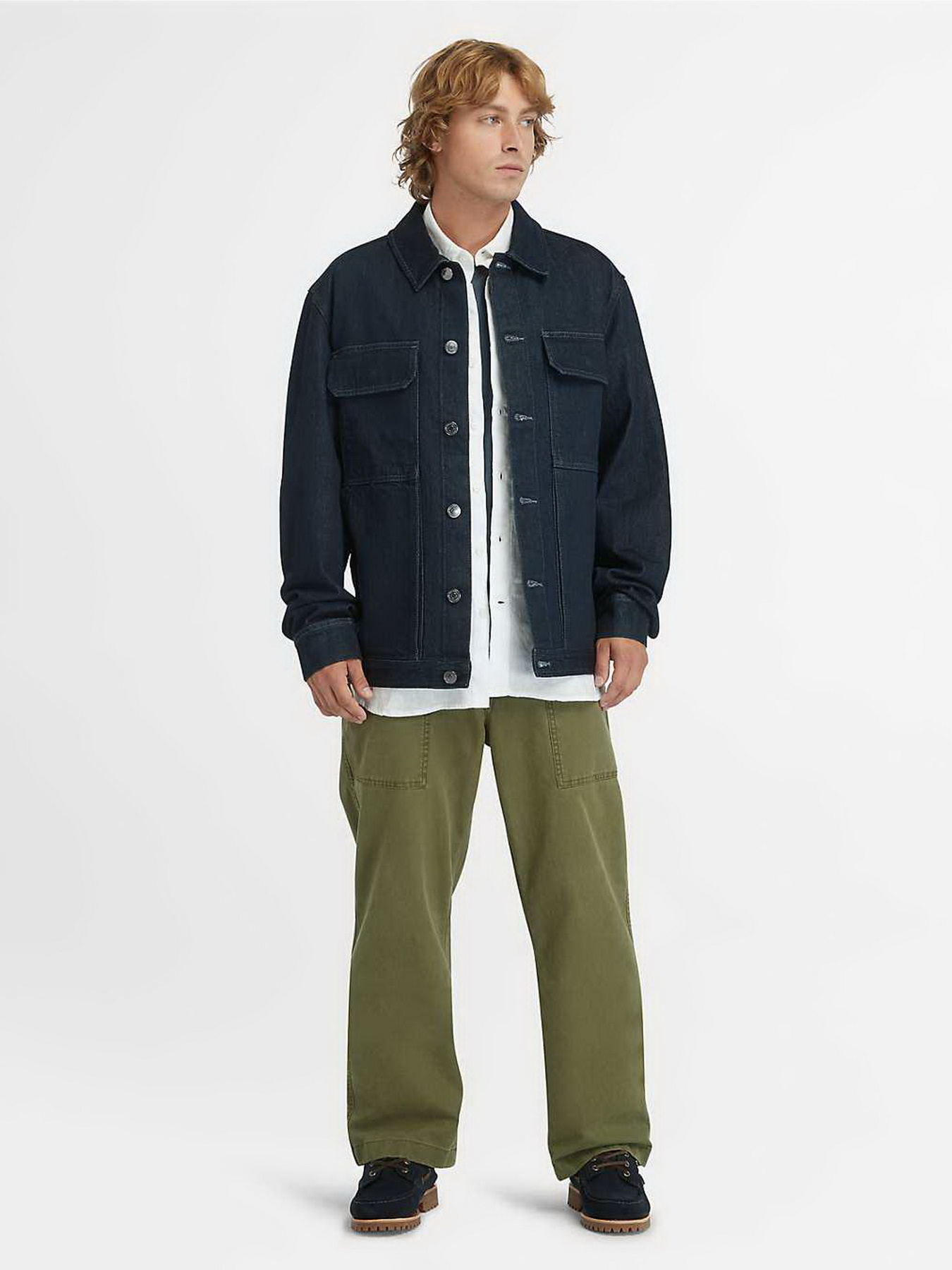 Куртки та дублянки Timberland Refibra™ Technology Denim Trucker модель TB0A5TFUH87 Куртки та дублянки Timberland Refibra™ Technology Denim Trucker модель TB0A5TFUH87 Фото