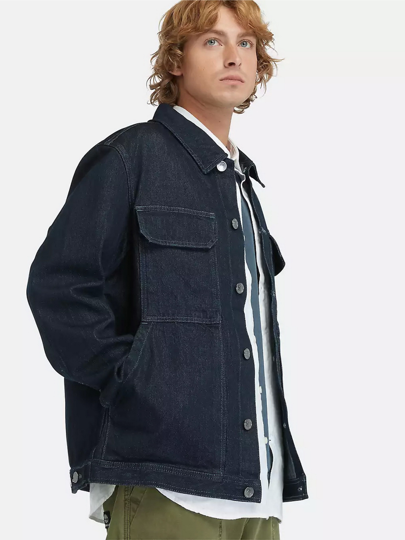 Куртки та дублянки Timberland Refibra™ Technology Denim Trucker модель TB0A5TFUH87 Куртки та дублянки Timberland Refibra™ Technology Denim Trucker модель TB0A5TFUH87 Фото