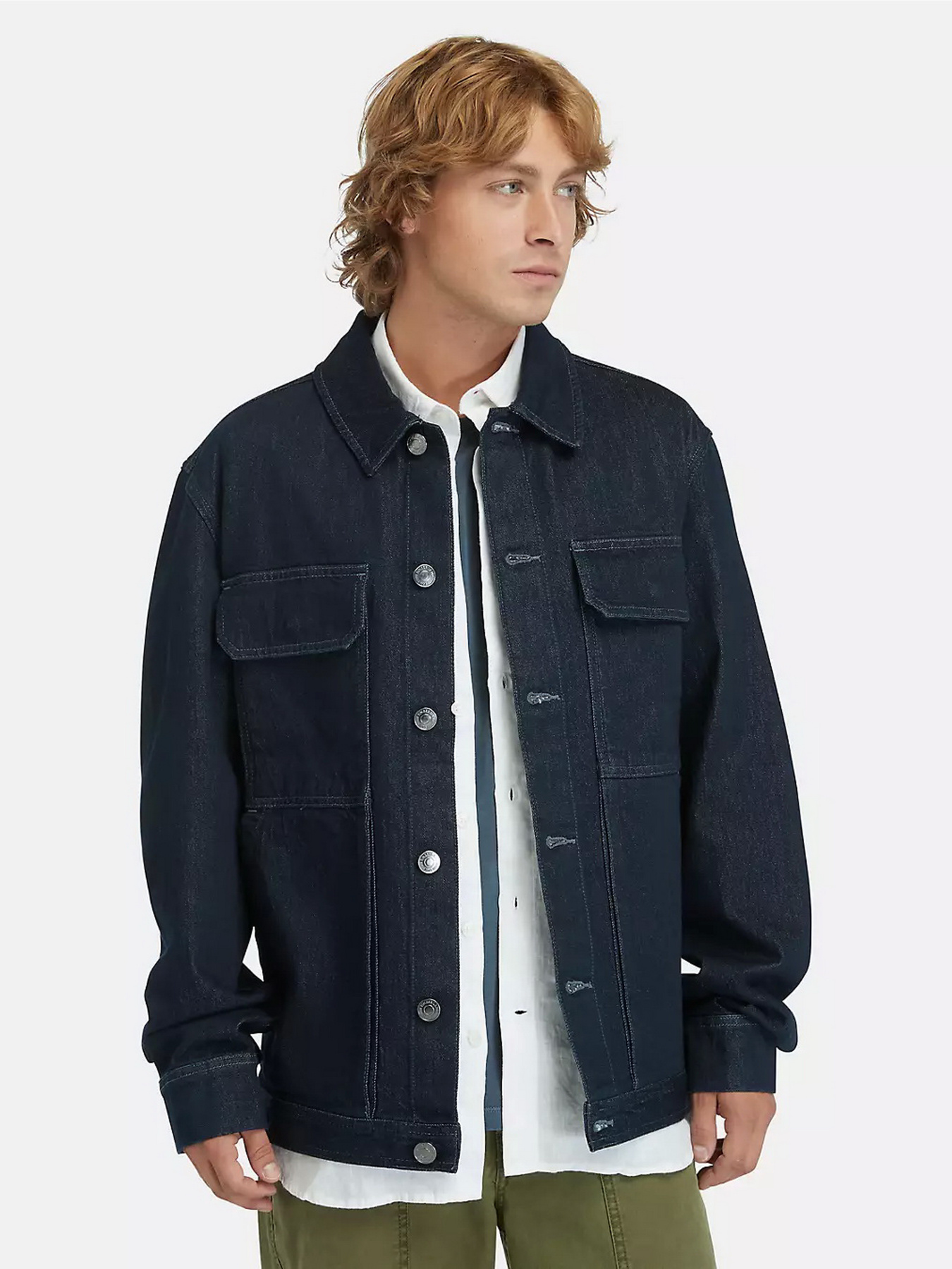 Куртки та дублянки Timberland Refibra™ Technology Denim Trucker модель TB0A5TFUH87 Куртки та дублянки Timberland Refibra™ Technology Denim Trucker модель TB0A5TFUH87 Фото