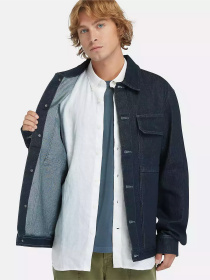 Куртки та дублянки Timberland Refibra™ Technology Denim Trucker модель TB0A5TFUH87 Фото