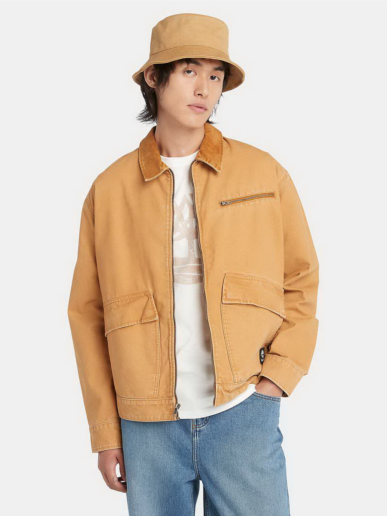 Куртки та дублянки Timberland Washed Canvas модель TB0A5TGFP47 Куртки та дублянки Timberland Washed Canvas модель TB0A5TGFP47 Фото
