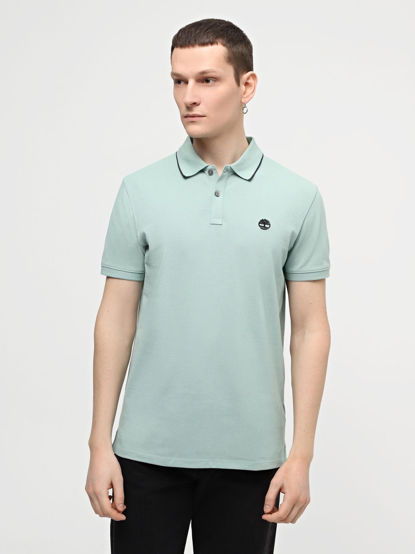 Футболки и поло Timberland Millers River Printed Neck модель TB0A26NFEW0 Футболки и поло Timberland Millers River Printed Neck модель TB0A26NFEW0 Фото
