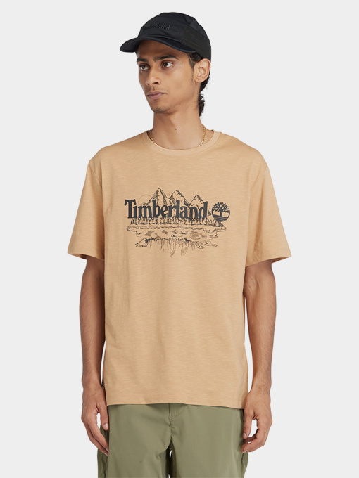 Футболки і поло Timberland Mountain Logo модель TB0A5UFUEH3 Фото