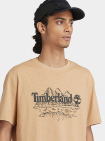 Футболки и поло Timberland Mountain Logo модель TB0A5UFUEH3 Фото