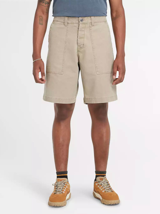 Шорты Timberland Washed Canvas Stretch Fatigue модель TB0A5TZ3DH4 Фото