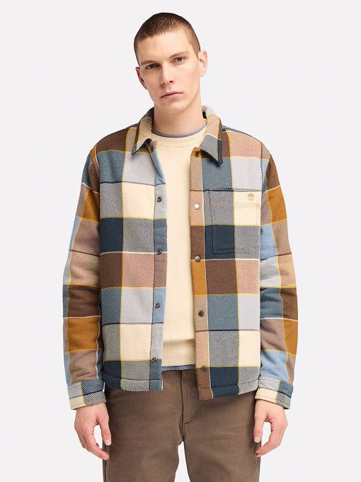 Куртки и дубленки Timberland Fleece-lined Plaid модель TB0A6UX2EI2 Фото