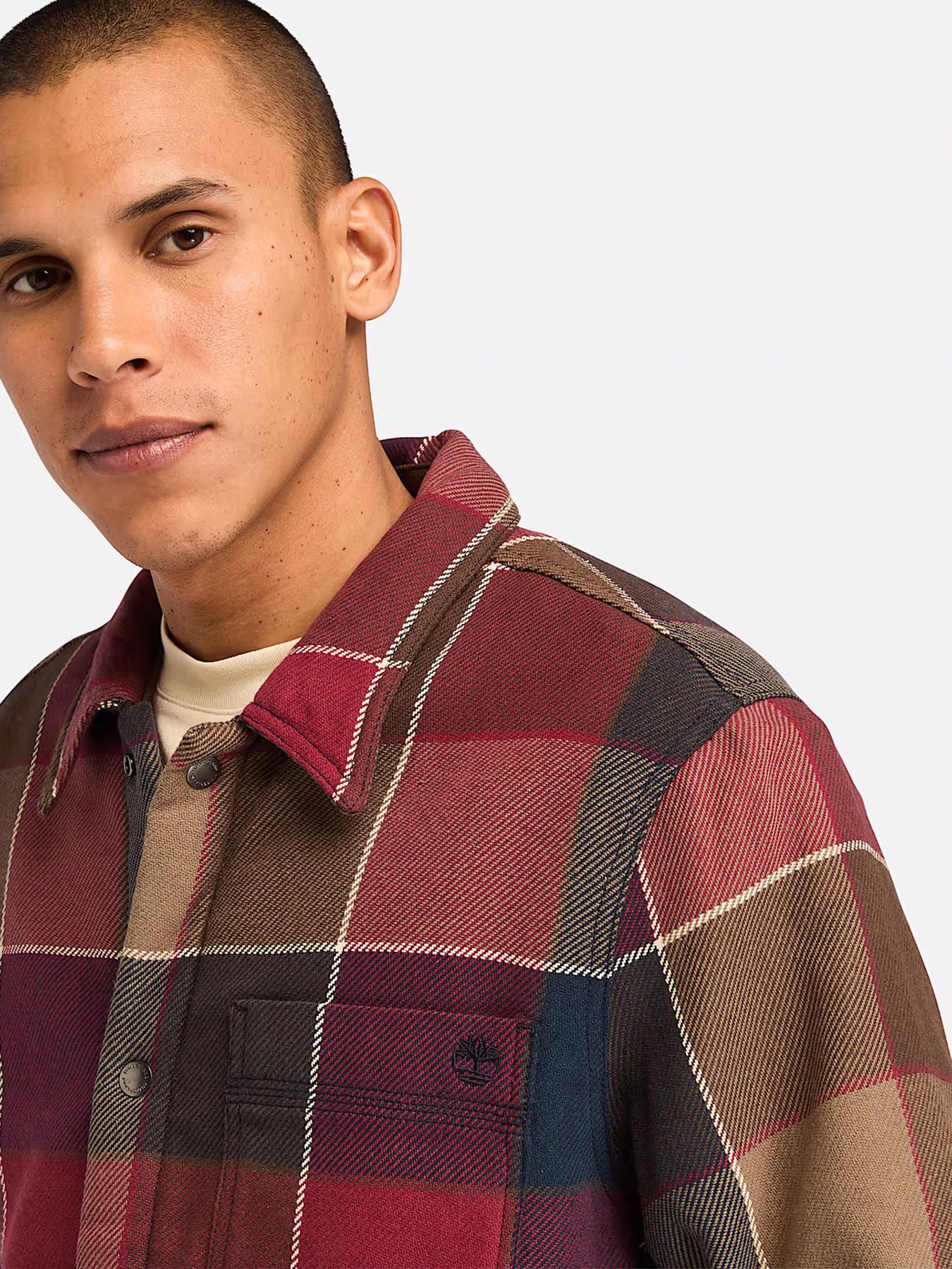 Куртки и дубленки Timberland Fleece-lined Plaid модель TB0A6UX2EIF Фото