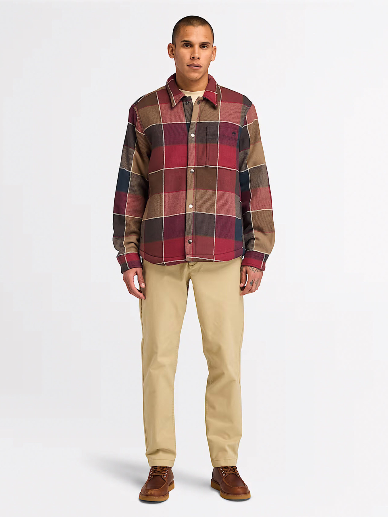 Куртки и дубленки Timberland Fleece-lined Plaid модель TB0A6UX2EIF Фото