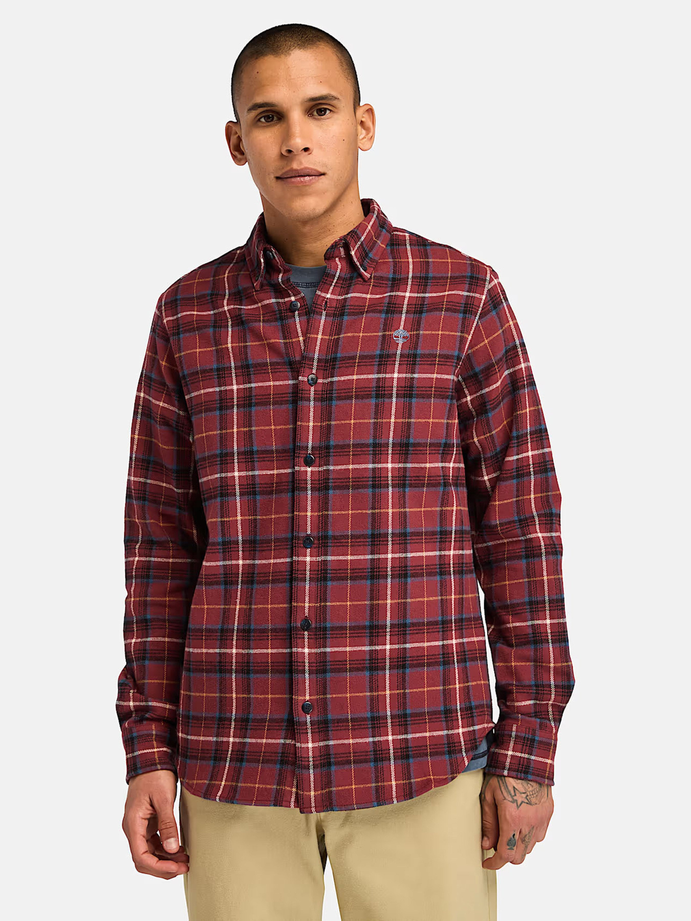 Сорочки Timberland Midweight Flannel Check модель TB0A6V4AEFF Фото