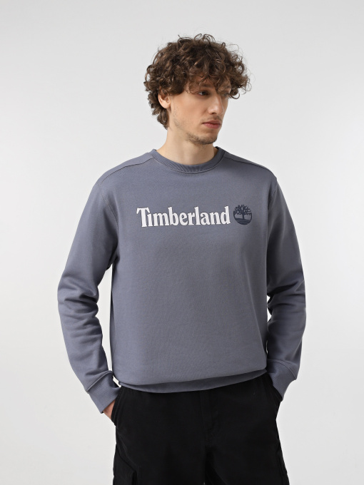 Худі та світшоти Timberland Linear Logo Crew Neck модель TB0A5UJY073 Фото