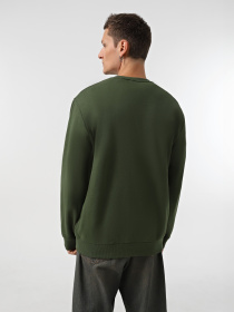Худі та світшоти Timberland Woven Badge Crew Neck модель TB0A6UHJEIN Фото