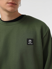 Худі та світшоти Timberland Woven Badge Crew Neck модель TB0A6UHJEIN Фото