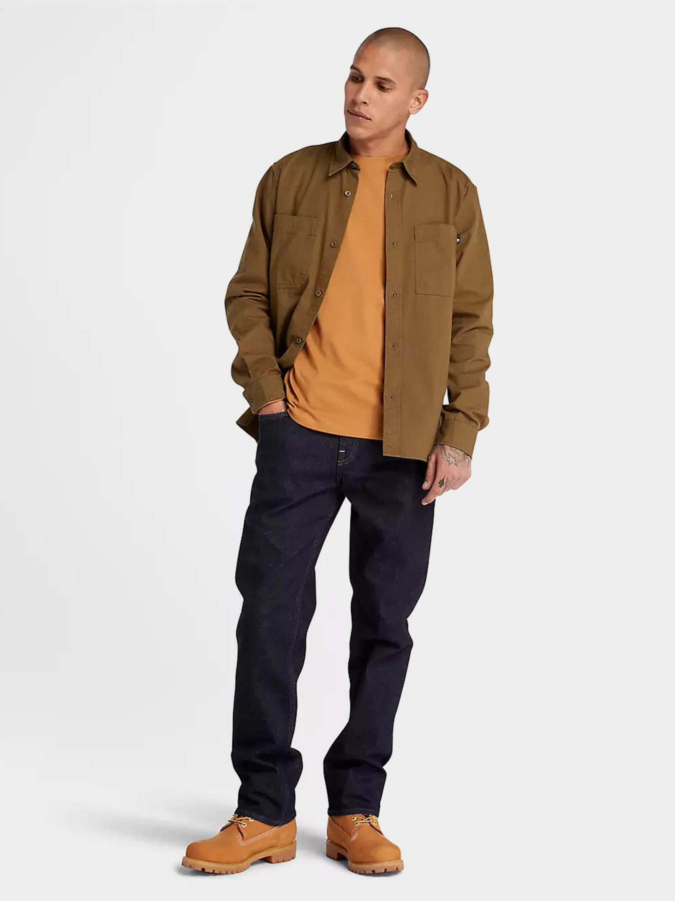 Худі та світшоти Timberland Dunstan River Long Sleeve Slim-fit Crew модель TB0A2BQ3P47 Фото