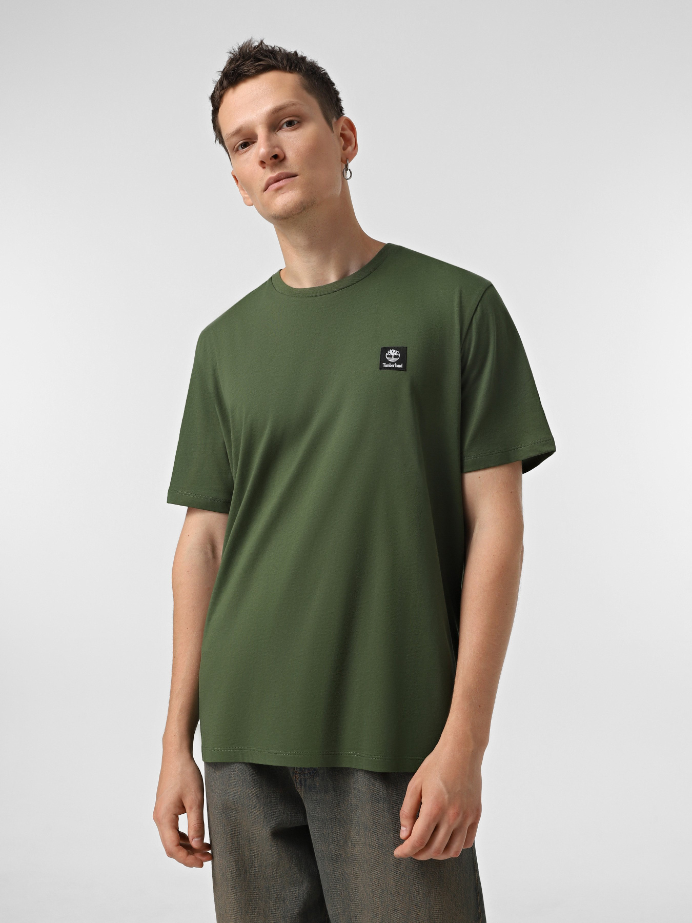 Футболки і поло Timberland Woven Badge модель TB0A5RCEEIN Фото
