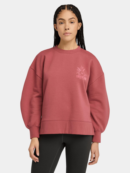Худи и свитшоты Timberland Brushed Chest Graphic Crew модель TB0A5ZX7EFU Фото