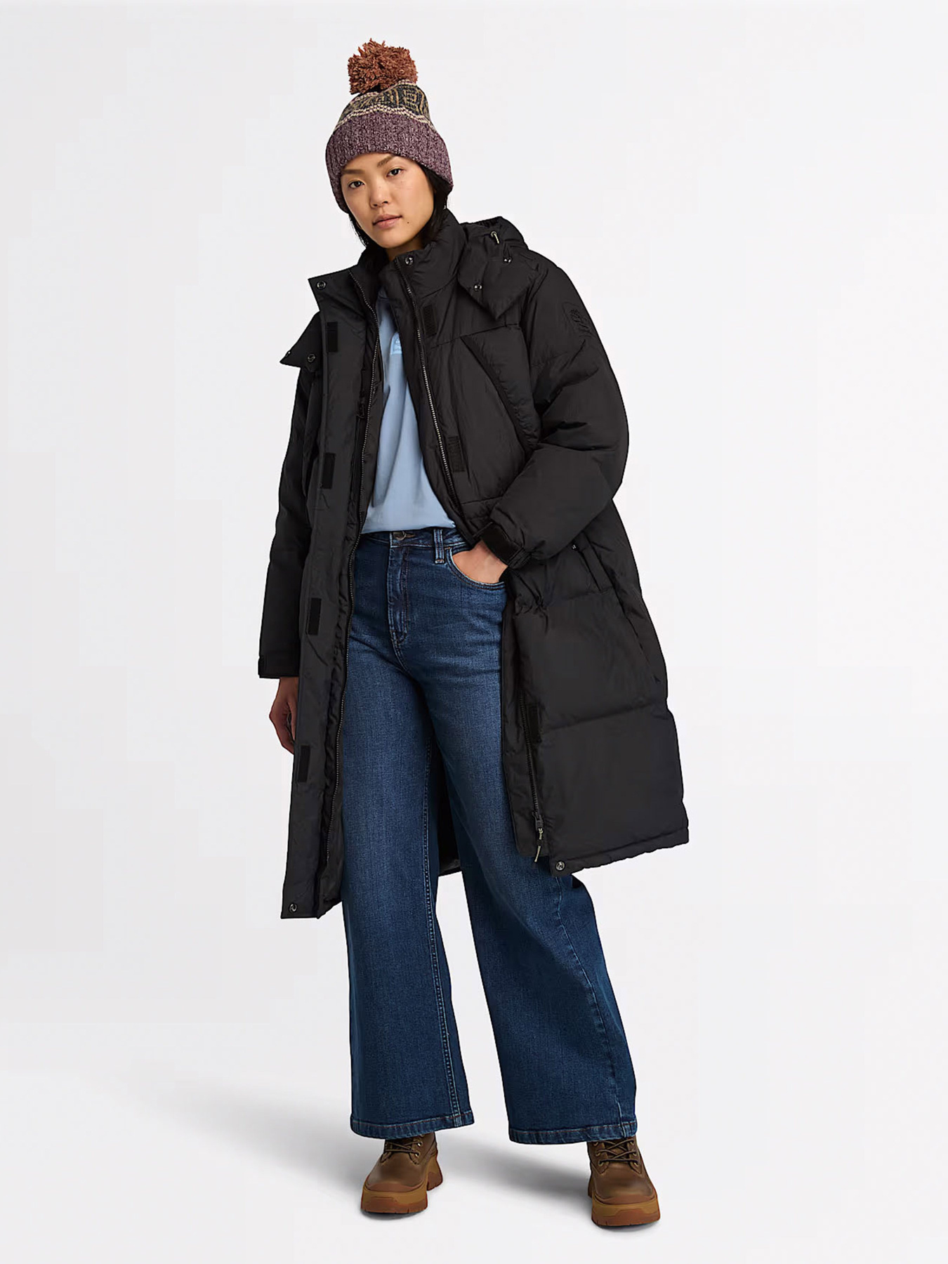 Куртки и дубленки Timberland Howker Recycled Down Puffer Long модель TB0A5ZC3001 Куртки и дубленки Timberland Howker Recycled Down Puffer Long модель TB0A5ZC3001 Фото