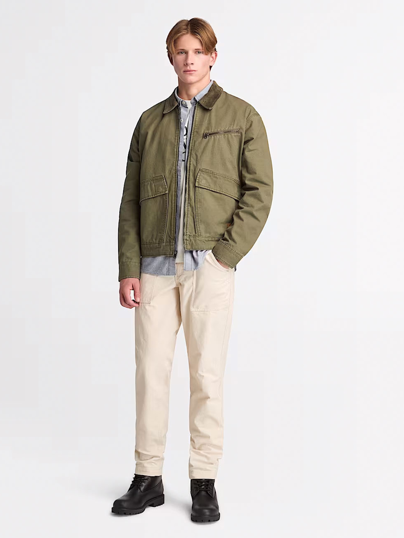 Куртки та дублянки Timberland Strafford Washed Canvas модель TB0A5TGFA58 Куртки та дублянки Timberland Strafford Washed Canvas модель TB0A5TGFA58 Фото