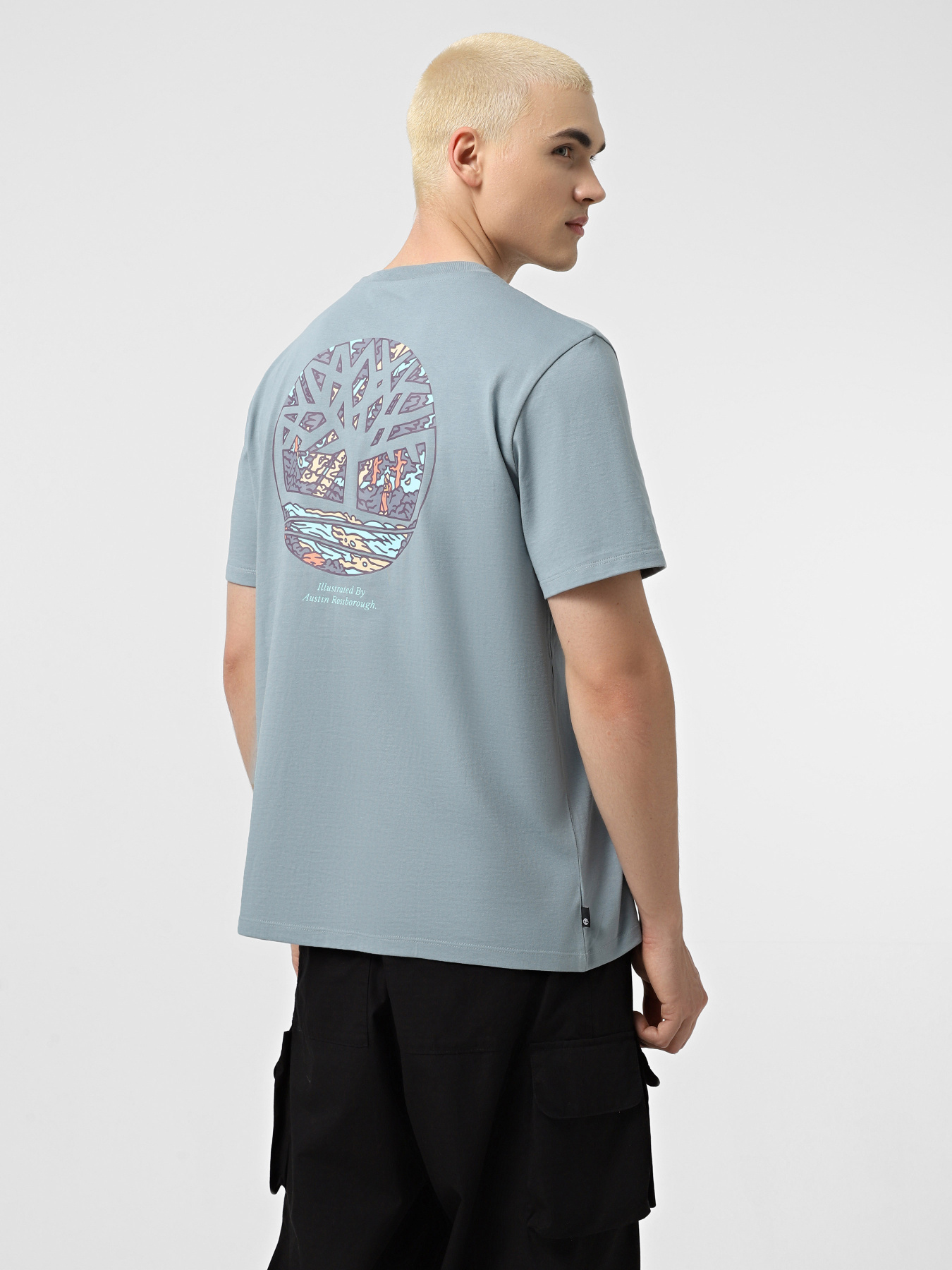 Футболки і поло Timberland Illustrated Tree Logo Back Graphic модель TB0A6DG5758 Фото