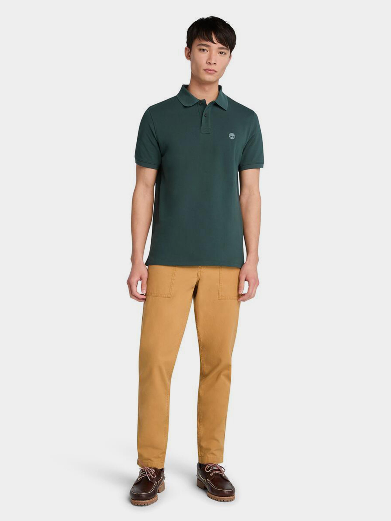 Футболки и поло Timberland Millers River Pique модель TB0A6VDP317 Футболки и поло Timberland Millers River Pique модель TB0A6VDP317 Фото