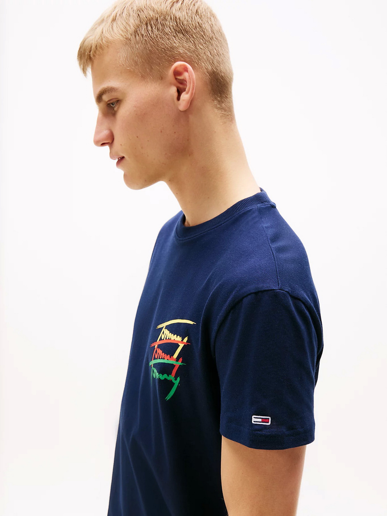 Футболки і поло Tommy Jeans модель DM0DM20771-C1G Футболки і поло Tommy Jeans модель DM0DM20771-C1G Фото