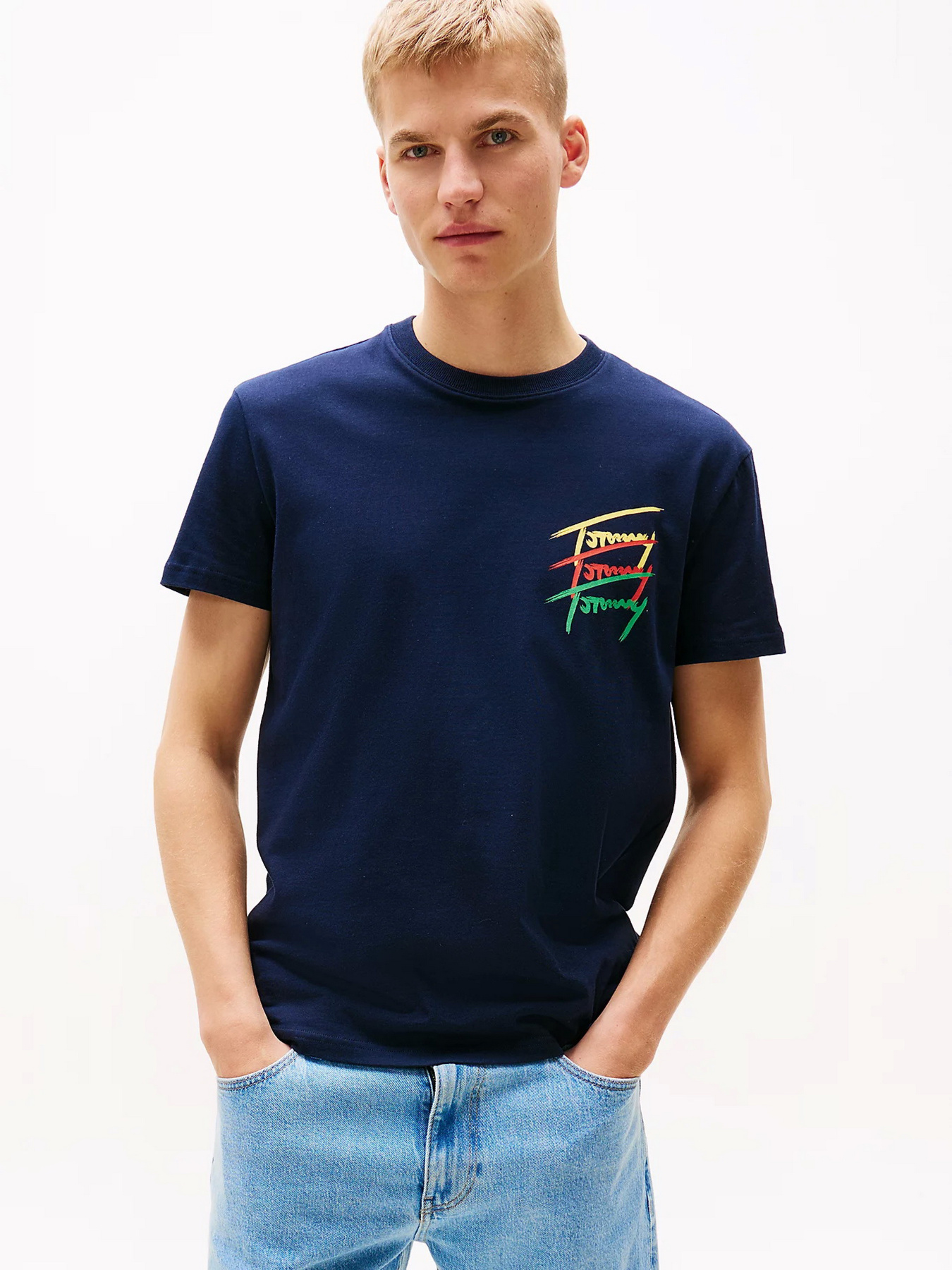 Футболки і поло Tommy Jeans модель DM0DM20771-C1G Футболки і поло Tommy Jeans модель DM0DM20771-C1G Фото