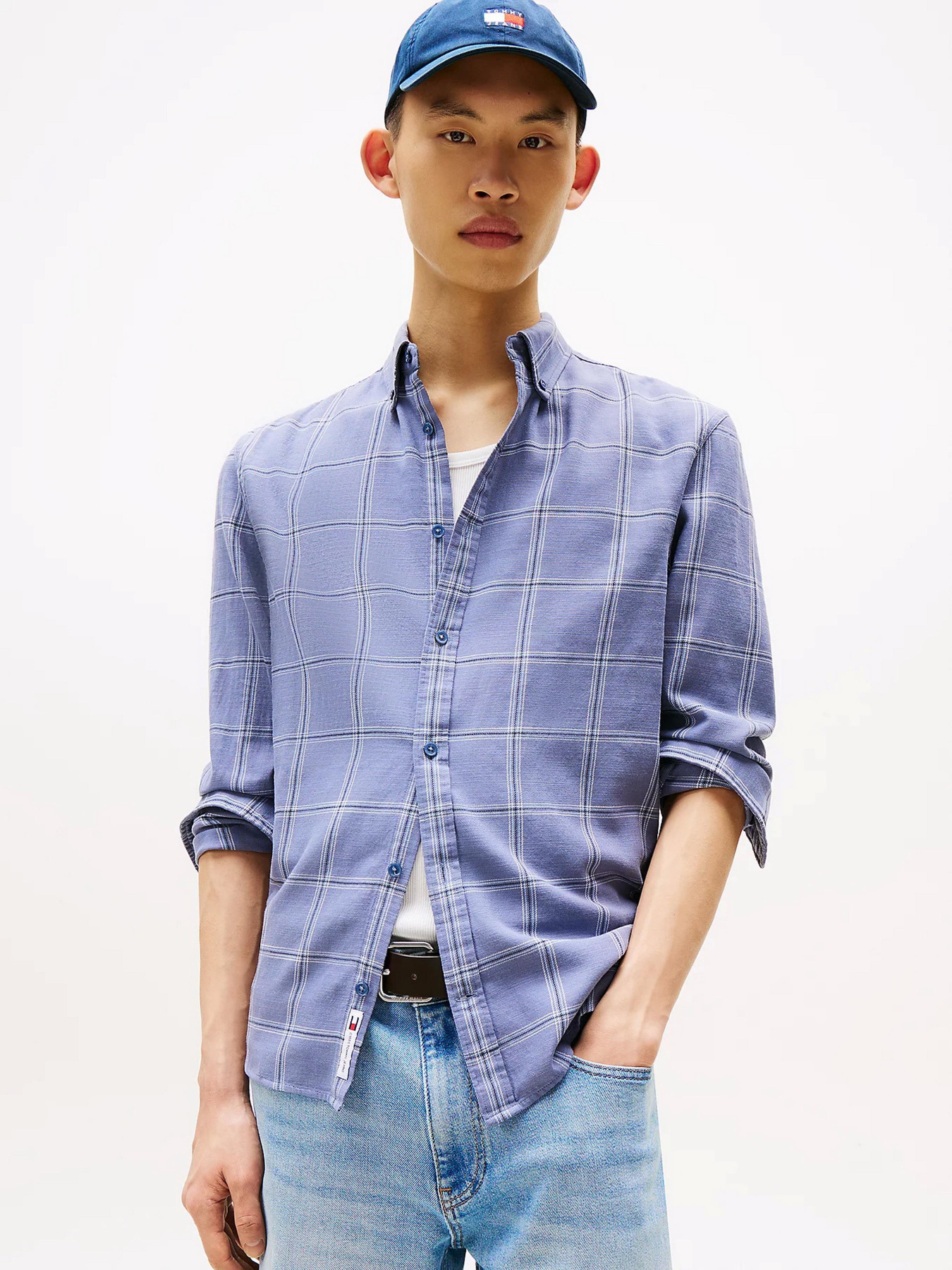 Сорочки Tommy Jeans модель DM0DM21701-PO6 Сорочки Tommy Jeans модель DM0DM21701-PO6 Фото