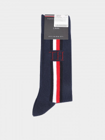 Шкарпетки та гольфи Tommy Hilfiger Socks 2-Pack Iconic Stripe модель 100001492002 Фото