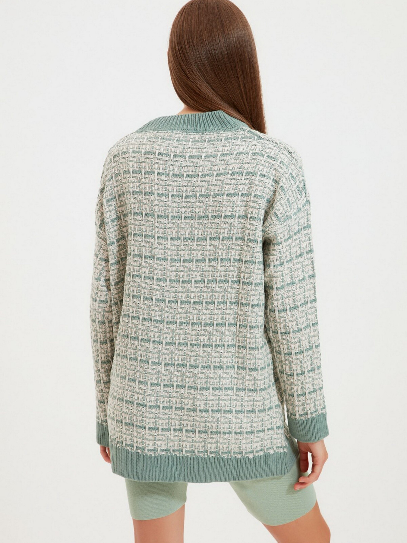 Свитры и кардиганы Trendyol модель TWOAW21HI0250/Mint Свитры и кардиганы Trendyol модель TWOAW21HI0250/Mint Фото
