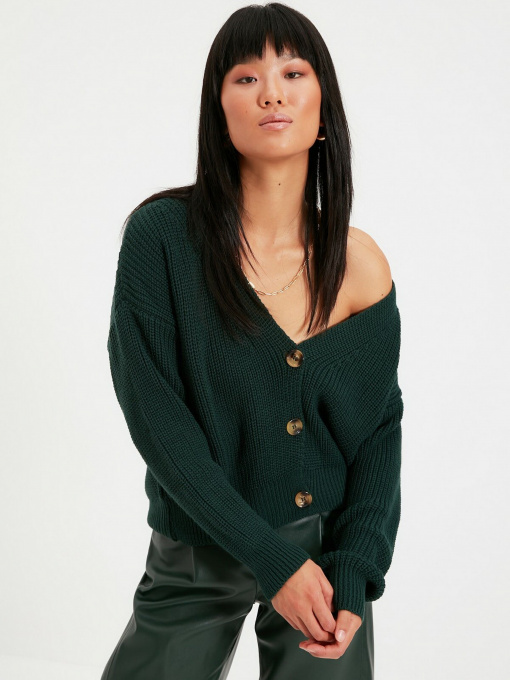 Свитры и кардиганы Trendyol модель TWOAW21HI0251/Zumrut Yesili Фото