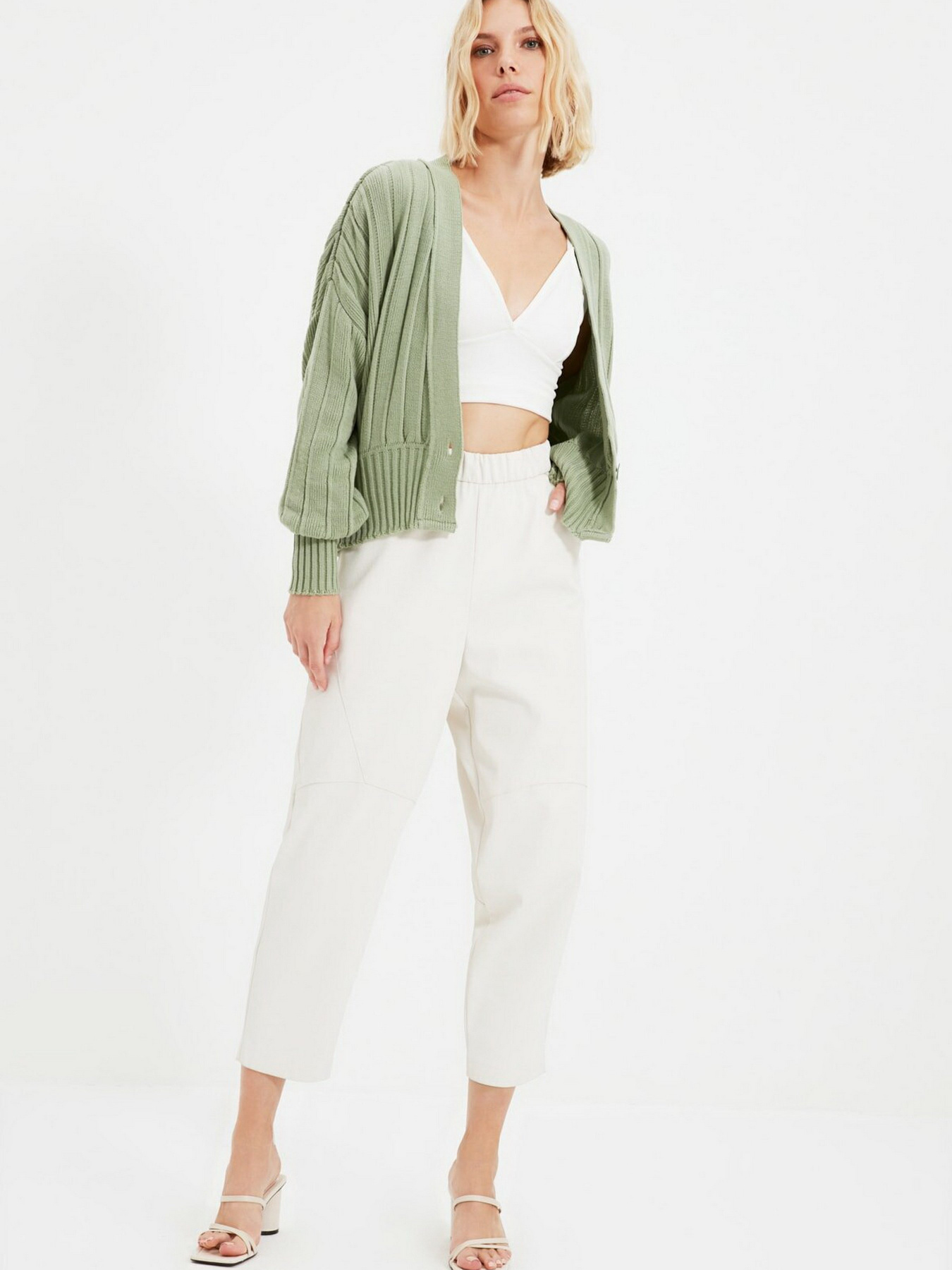 Свитры и кардиганы Trendyol модель TWOAW21HI0380/Mint Свитры и кардиганы Trendyol модель TWOAW21HI0380/Mint Фото