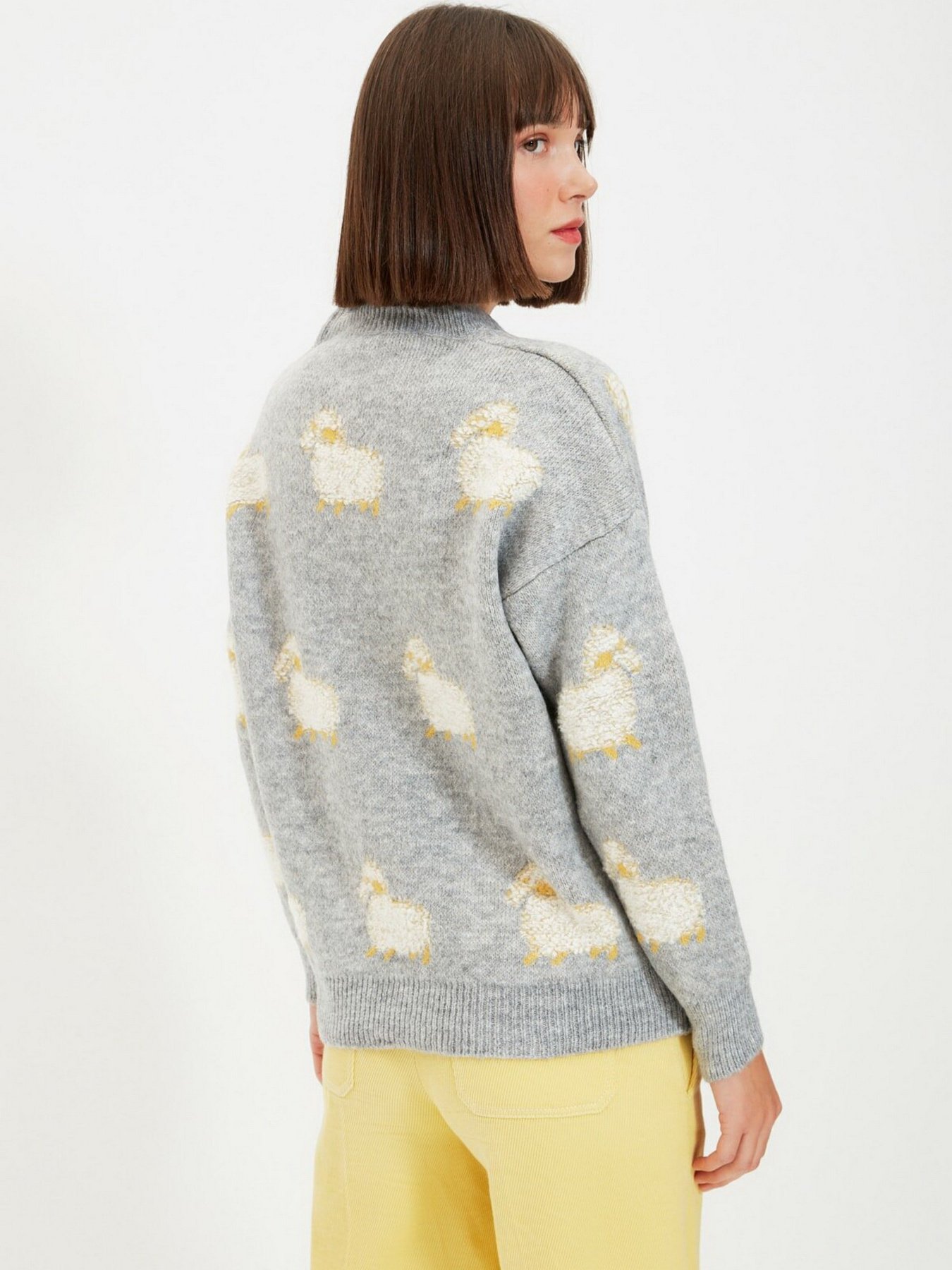 Свитры и кардиганы Trendyol модель TWOAW21HI0476/Gri Свитры и кардиганы Trendyol модель TWOAW21HI0476/Gri Фото