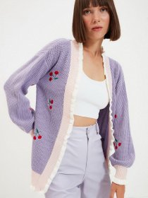 Свитры и кардиганы Trendyol модель TWOAW21HI0628/Lila Фото