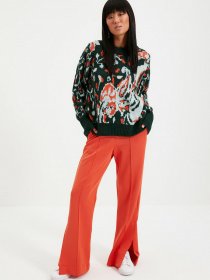 Свитры и кардиганы Trendyol модель TWOAW21KZ0016/Haki Фото
