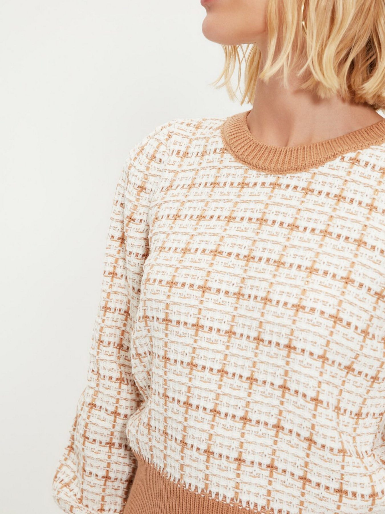 Свитры и кардиганы Trendyol модель TWOAW21KZ0032/Camel Свитры и кардиганы Trendyol модель TWOAW21KZ0032/Camel Фото