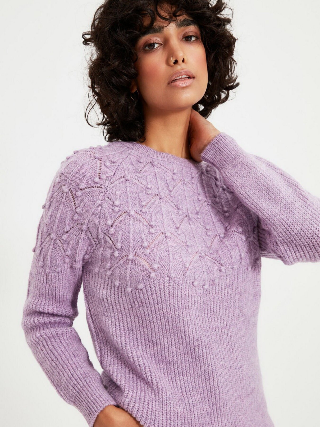 Свитры и кардиганы Trendyol модель TWOAW21KZ0477/Lila Свитры и кардиганы Trendyol модель TWOAW21KZ0477/Lila Фото
