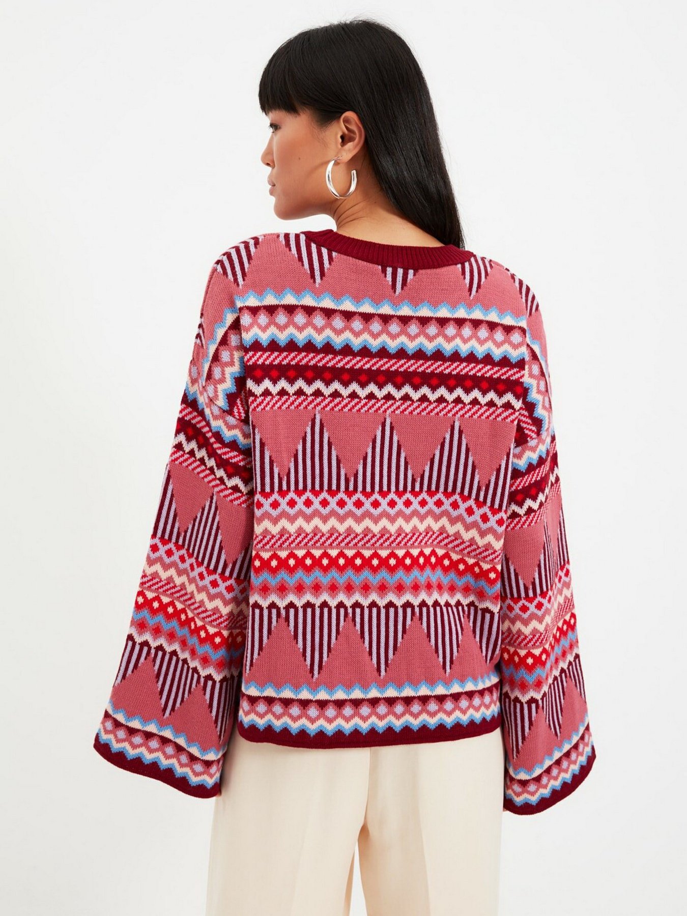Свитры и кардиганы Trendyol модель TWOAW21KZ0941/Pembe Свитры и кардиганы Trendyol модель TWOAW21KZ0941/Pembe Фото