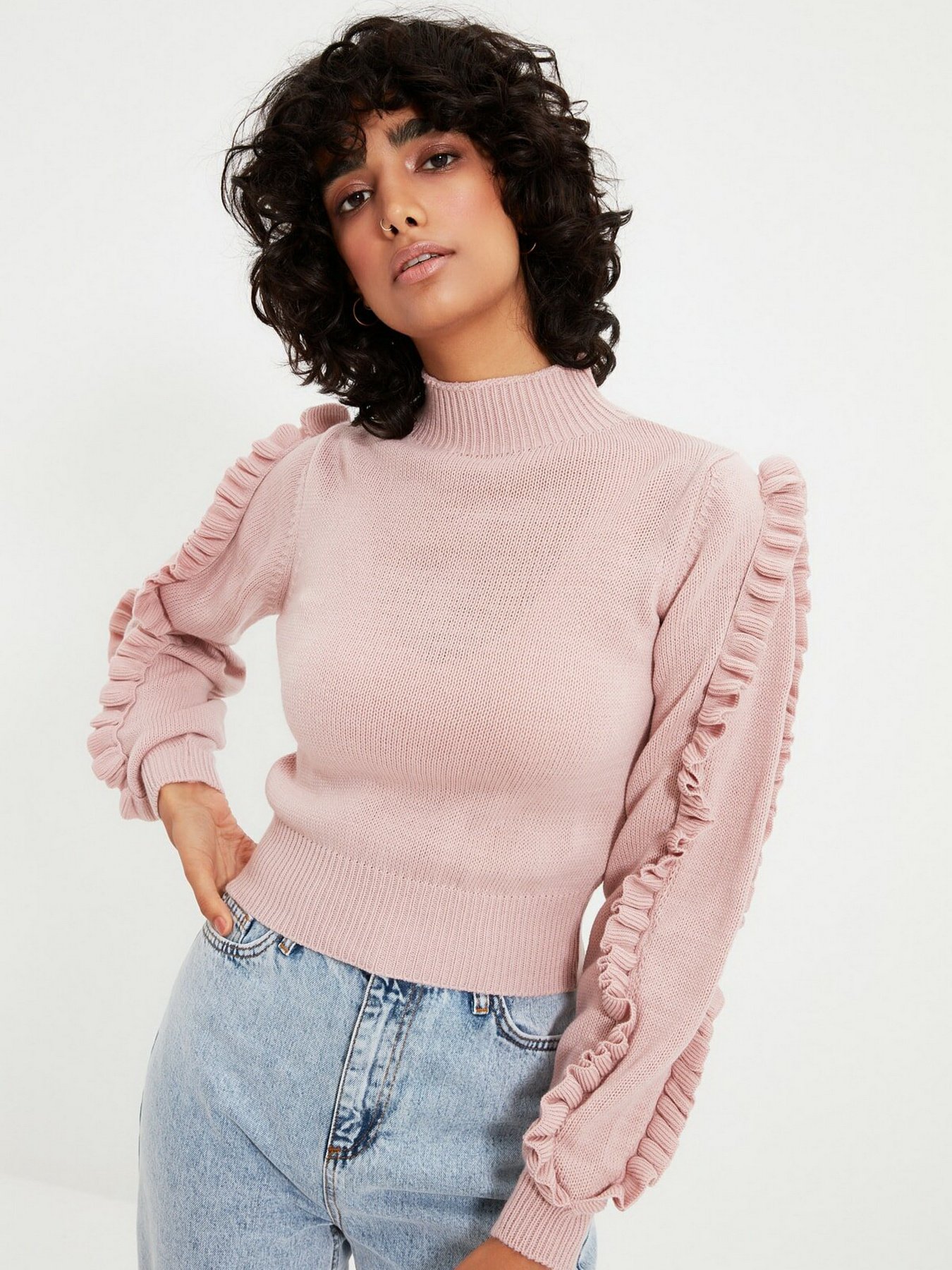 Свитры и кардиганы Trendyol модель TWOAW21KZ1037/Pudra Свитры и кардиганы Trendyol модель TWOAW21KZ1037/Pudra Фото