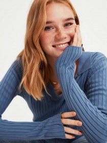 Свитры и кардиганы Trendyol модель TWOAW21KZ1113/Indigo Фото