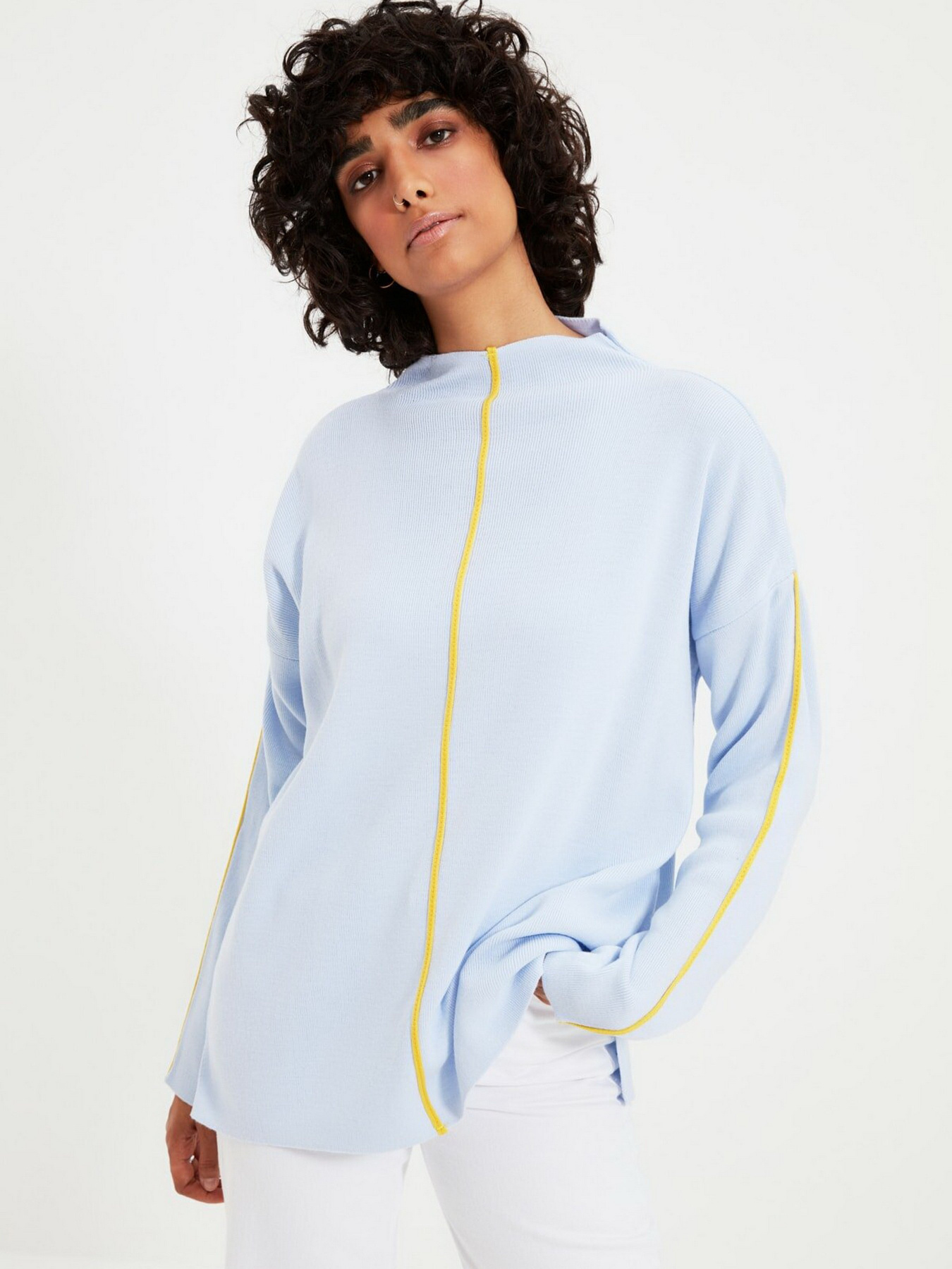 Свитры и кардиганы Trendyol модель TWOAW21KZ1190/Mavi Свитры и кардиганы Trendyol модель TWOAW21KZ1190/Mavi Фото