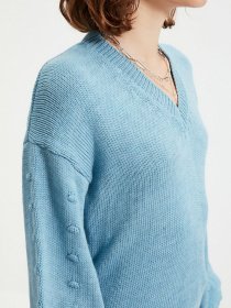 Свитры и кардиганы Trendyol модель TWOAW21KZ1222/Acik Mavi Фото