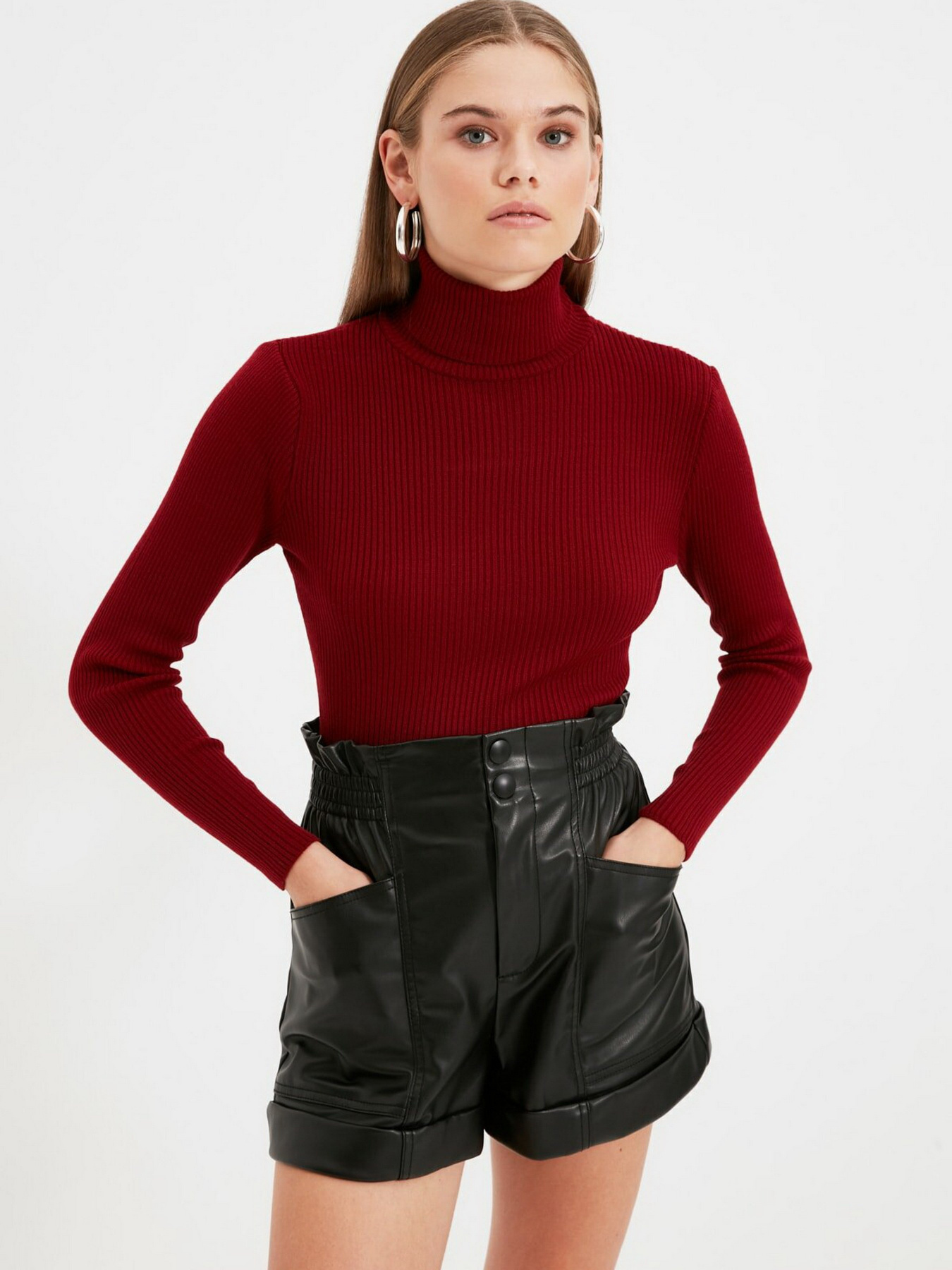 Свитры и кардиганы Trendyol модель TWOAW21KZ1279/Bordo Фото