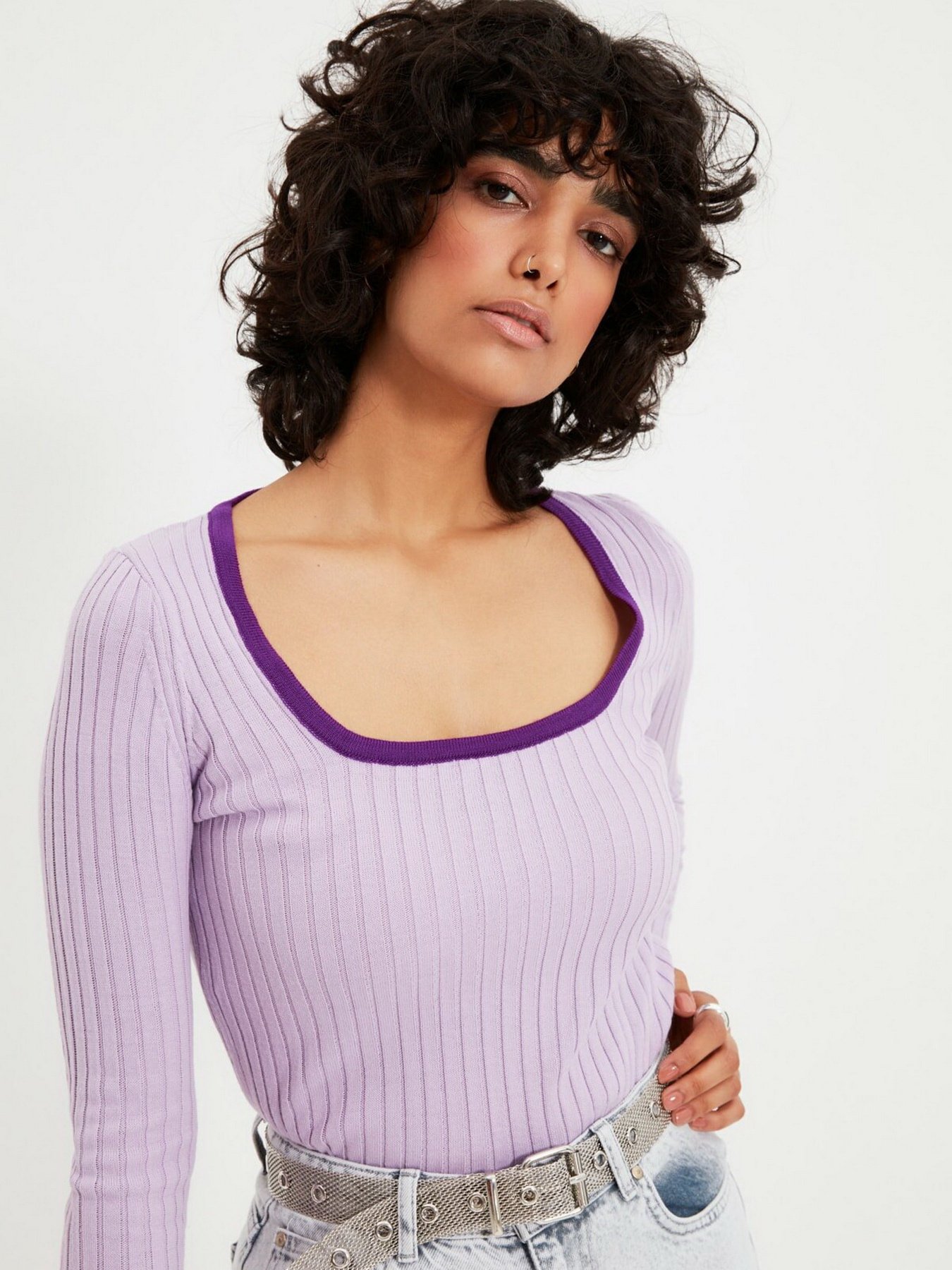 Свитры и кардиганы Trendyol модель TWOAW21KZ1971/Lila Свитры и кардиганы Trendyol модель TWOAW21KZ1971/Lila Фото